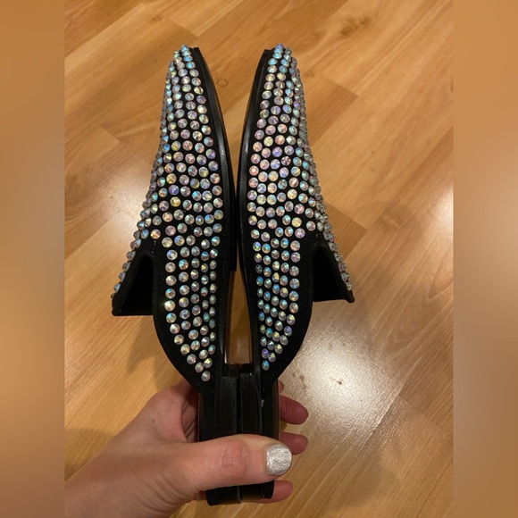 Steve Madden Hugh-R Rhinestone Mules size 7 - Picture 4 of 6